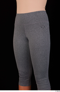 Zahara dressed grey sports leggings sports thigh 0002.jpg